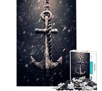 Puzzle da 1000 pezzi per adulti Ancora Tempesta Puzzle da 1000 pezzi Giocattolo fai da te Sfida difficile Regalo di compleanno Regali (38x26cm)