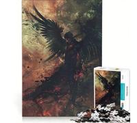 Puzzle da 1000 pezzi per adulti, "Angeli, Discesa Eterea", giocattolo educativo, difficile e stimolante, ideale come elemento della lista dei desideri con Babbo Natale 50x75cm
