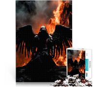 Puzzle da 1000 pezzi per adulti Angelo caduto fantasy oscuro Giocattoli per l'intrattenimento in famiglia Regali di Babbo Natale segreto 75x50cm