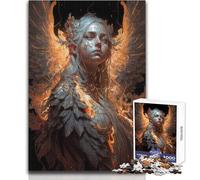 Puzzle da 1000 pezzi per adulti Angelo delle Tenebre Giocattolo Gioco Intellettuale Analisi e Logica Regalo per Compleanni Dimensioni 38x26cm