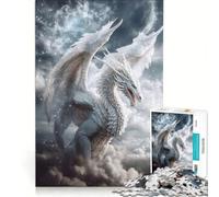Puzzle da 1000 pezzi per adulti: Angelo Drago tra le Nuvole, gioco per famiglie, allena la mente e la manualità, ideale come regalo per tutta la famiglia 38x52cm
