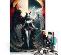 Puzzle da 1000 pezzi per adulti Angelo e diavolo gotici Giocattoli educativi per l'apprendimento Giochi per famiglie Adatto alle coppie 75x50cm