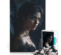 Puzzle da 1000 pezzi per adulti "Angelo oscuro con le ali", gioco interattivo, ideale per l'interazione genitore-figlio e come regalo per tutta la famiglia 38x52cm