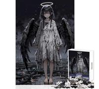 Puzzle da 1000 pezzi per adulti Angelo perduto in rovina giocattoli antistress regali per donne e uomini gioco educativo interazione genitore-figlio dimensioni 50x75cm