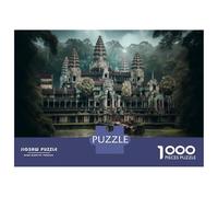 Puzzle Da 1000 Pezzi Per Adulti Angkor Wat Temple Puzzle Per Adulti Giocattolo Antistress Sfida Difficile Ideale Come Regalo 38x26cm/1000pcs
