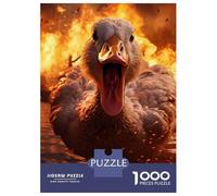 Puzzle Da 1000 Pezzi Per Adulti Angry Goose Fire Explosion Puzzle Per Adulti Giochi Per Famiglie Migliora La Memoria Sfida Educativa 38x26cm/1000pcs