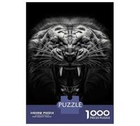 Puzzle Da 1000 Pezzi Per Adulti Angry Tiger Poster Puzzle Per Adulti Relax Giochi Difficile Offerta Speciale Come Regalo Per Tutta La Famiglia 38x26cm/1000pcs