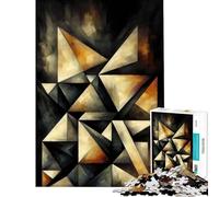 Puzzle da 1000 pezzi per adulti "Angular Shadows Dance" gioco rompicapo per adulti antistress interazione genitore-figlio (dimensioni 38x52cm)