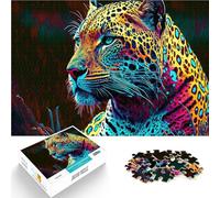 Puzzle da 1000 pezzi per adulti “Animale leopardo” Fatto di carta，Adatto a partire dai 14 anni giocattoli educativi per l'apprendimento Come regalo per tutta la famiglia e gli amici。misurare：26x38cm