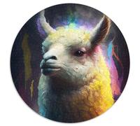 Puzzle da 1000 pezzi per adulti, animali, alpaca, da dipingere, giocattoli, regalo educativo, intellettuale, rilassante, divertente, gioco per famiglie (67,5x67,5cm)