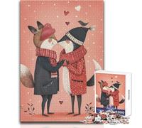 Puzzle da 1000 pezzi per adulti Animali Coppia innamorata Giocattolo Gioco intellettuale Analisi e logica Regalo per compleanni Dimensioni 50x75cm
