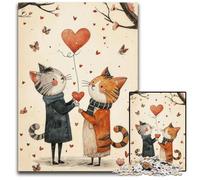 Puzzle da 1000 pezzi per adulti animali coppie innamorate puzzle per adulti gioco rompicapo per adolescenti regalo perfetto per le feste 1000 pezzi (38x26 cm)