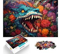 Puzzle da 1000 pezzi per adulti animali malvagi dall'inferno Puzzle educativo Gioco di famiglia Migliora la memoria 38 x 52 cm per bambini di 14 anni