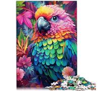 Puzzle da 1000 pezzi per adulti, animali, uccelli, pappagalli, puzzle di apprendimento rafforza l'amore tra coppie per adolescenti dai 14 anni in su, 26 x 38 cm