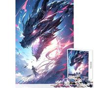 Puzzle da 1000 pezzi per adulti Anime che cavalca il drago Giocattoli antistress Ottimo regalo Giochi educativi Collezione di artisti Belle arti Dimensioni 38x52cm