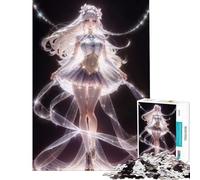 Puzzle da 1000 pezzi per adulti anime Crystal Girl giochi per famiglie gioco stimolante ottimo regalo e antistress (dimensioni 50x75cm)
