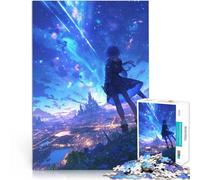 Puzzle da 1000 pezzi per adulti Anime del cielo notturno Difficile da completare ma divertente e umoristico Ottimi regali e giocattoli 38x26cm
