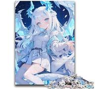 Puzzle da 1000 pezzi per adulti Anime Dragon Girl 1000 pezzi per adolescenti, regalo di compleanno, regali, arte murale per età 14+ (50x75cm)