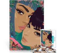 Puzzle da 1000 pezzi per adulti anime gemelle Giocattolo educativo intellettuale decomprimente Regalo di compleanno, regali, arte murale 75x50cm