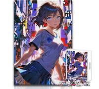 Puzzle da 1000 pezzi per adulti Anime Girl Urban Twilight presenta giochi divertenti per donne dai 14 anni in su Offerto gioco di puzzle (dimensioni 50x75cm)