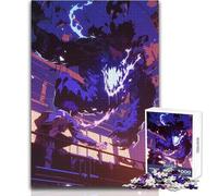 Puzzle da 1000 pezzi per adulti Anime Monster Attack Rilassati durante il tempo libero Taglio netto senza soluzione di continuità Interlock Toy Dimensioni 38x26cm