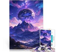 Puzzle da 1000 pezzi per adulti Anime Mountain Cosmos per il giocattolo di sfida del gioco educativo Giocattoli per la decorazione della casa 75x50cm