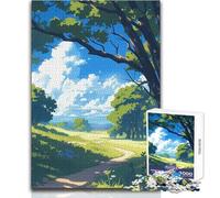 Puzzle da 1000 pezzi per adulti Anime Natura meravigliosa Goditi un dolce relax e svago Vestibilità stabile Taglio preciso Dimensioni del giocattolo 50x75cm