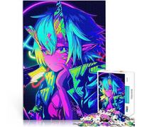 Puzzle da 1000 pezzi per adulti anime retrò anni '80 Antistress Vacanza in patria Uccidere il tempo Migliorare l'amore tra le coppie 38x26cm
