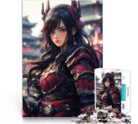 Puzzle da 1000 pezzi per adulti Anime Samurai Warrior Maiden Giocattoli Giochi Educativi Antistress offerte come regali per tutta la famiglia 38x26cm