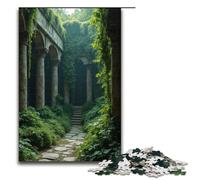 Puzzle da 1000 pezzi per adulti antiche mura della città ricoperte di viti gioco pratico 1000 pezzi (75x50 cm)