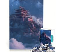 Puzzle da 1000 pezzi per adulti, antico tempio giapponese, gioco impossibile, sfida difficile, per rafforzare l'amore tra le coppie 38x52cm