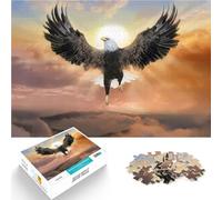 Puzzle da 1000 pezzi per adulti Aquila Aiuta il cervello ad allenare i giocattoli che creano dipendenza per coltivare la pazienza decorazione murale 50x70cm