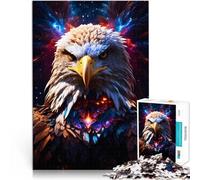Puzzle da 1000 pezzi per adulti Aquila americana Difficile da completare ma divertente e umoristico Adatto per la decorazione del desktop 38x26cm