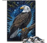 Puzzle da 1000 pezzi per adulti, aquila fantasy, rompicapo impegnativo per adolescenti, divertente serata di giochi in famiglia, 50x75cm