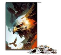Puzzle da 1000 pezzi per adulti Aquila Puzzle educativo innaturale Gioco educativo per compleanno Natale 75x50cm