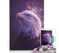 Puzzle da 1000 pezzi per adulti "Aquila sotto il mare cosmico", gioco educativo, allena la mente e la mano, migliora l'amore tra le coppie 50x75cm