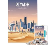 Puzzle da 1000 pezzi per adulti Arabia Saudita gioco educativo sfida giocattolo decorazione per la casa opera d'arte regalo (dimensioni 38x26cm)