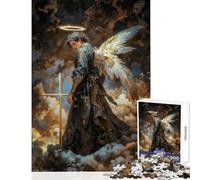 Puzzle da 1000 pezzi per adulti Arcangelo Azrael Guida celeste delle transizioni elaborazione del lutto liberazione dell'anima decorazione da parete giocattolo ottimo regalo per giochi di famiglia
