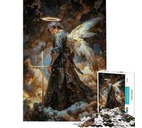 Puzzle da 1000 pezzi per adulti Arcangelo Azrael Guida celeste delle transizioni elaborazione del lutto liberazione dell'anima sfida educativa analisi e logica giocattolo educativo per ragazzi
