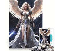 Puzzle da 1000 pezzi per adulti, Arcangelo biondo, gioco rompicapo, difficile, per migliorare l'amore tra le coppie 38x26cm