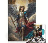 Puzzle da 1000 pezzi per adulti, Arcangelo della Luce Infinita, giocattolo educativo, rilassante e stimolante per l'intelletto, collezione d'artista, belle arti 38x26cm
