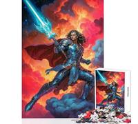 Puzzle da 1000 pezzi per adulti Arcangelo Michele Decorazione per la casa Giocattoli Regali di Babbo Natale segreto Gioco pratico Allena il tuo cervello e le tue mani Dimensioni 50x75cm