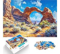 Puzzle da 1000 pezzi per adulti Archi del deserto e naturali Giocattoli di gioco impegnativi è ideale come regalo per tutta la famiglia 52x38cm