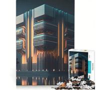 Puzzle da 1000 pezzi per adulti architettura urbana gioco rompicapo antistress ogni pezzo è unico 50x75cm
