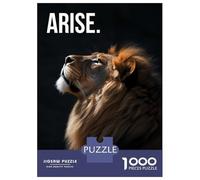 Puzzle Da 1000 Pezzi Per Adulti Arise Lion Motivation Puzzle Antistress Giocattoli Regali Per Donne Regali Unici Per Compleanno E Natale 38x26cm/1000pcs