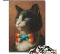 Puzzle da 1000 pezzi per adulti Art Cat Puzzle da 1000 pezzi per adulti Impossibile Difficile Sfida Giocattolo per Adolescenti (dimensioni 26x38cm)