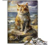 Puzzle da 1000 pezzi per adulti Art Cat Puzzle impossibili per adulti 26X38cm per adolescenti e famiglie, decorazioni fai da te perfette e sfida rompicapo