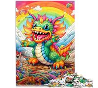 Puzzle da 1000 pezzi per adulti Art Dragon Baby giocattolo sofisticato 26 x 38 cm rafforza l'amore tra coppie per 14 anni