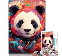 Puzzle da 1000 pezzi per adulti Art Panda, puzzle da 1000 pezzi per adolescenti, pezzi completamente interconnessi e di forma casuale, 75x50cm