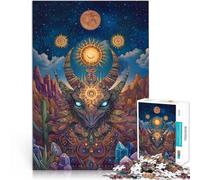 Puzzle da 1000 pezzi per adulti Arte colorata dei dinosauri Vacanza a casa: uccidere il tempo è ideale come regalo per tutta la famiglia 75x50cm
